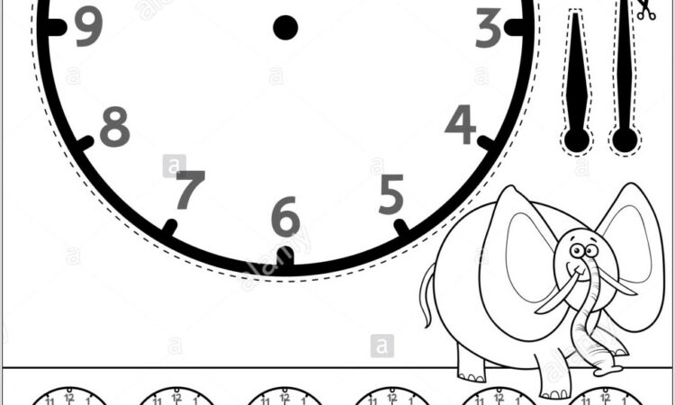 Telling Time Clock Worksheet