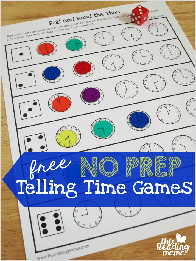 Telling Time Printable Booklet