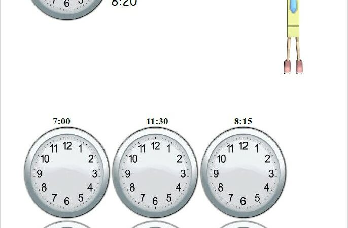 Telling Time Worksheet For 2nd Grade