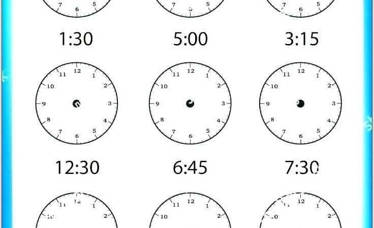 Telling Time Worksheet Ks2