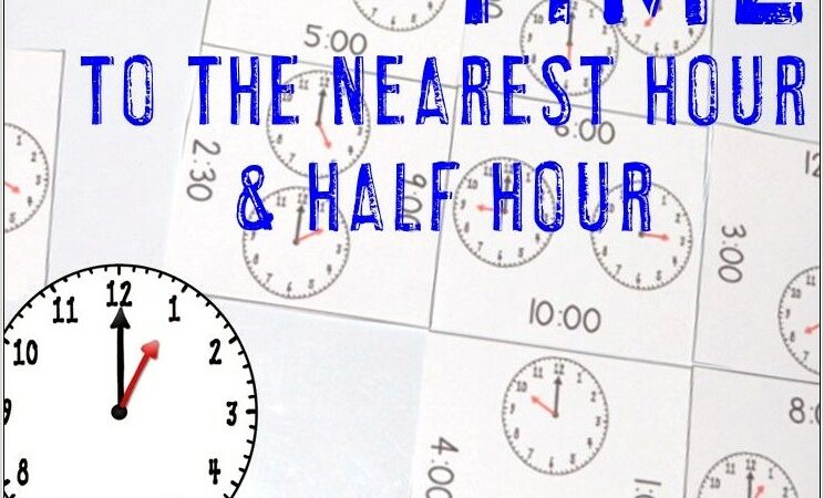 Telling Time Worksheet To The Half Hour