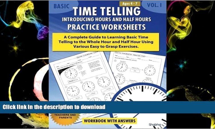 Telling Time Worksheets Basic