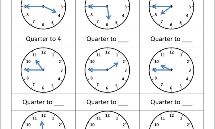 Telling Time Worksheets Free Downloads