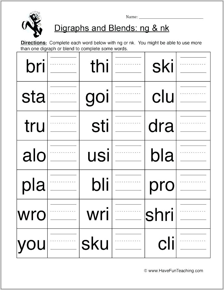 Th Words Worksheets For Kindergarten