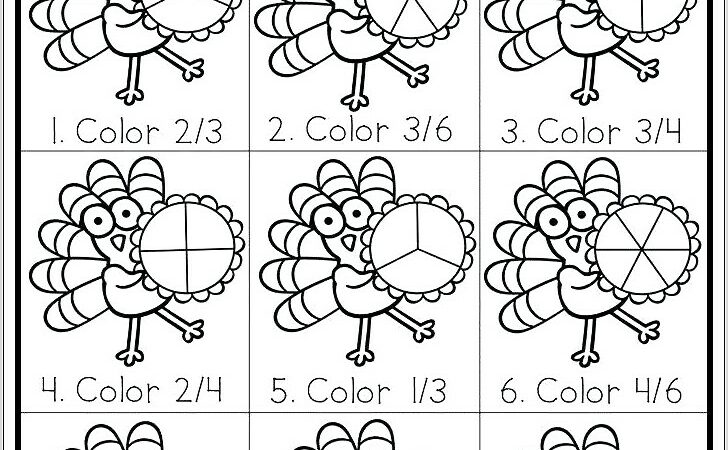 Thanksgiving Fun Math Worksheets Printable