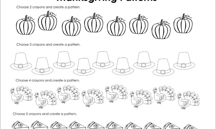 Thanksgiving Math Counting Worksheets