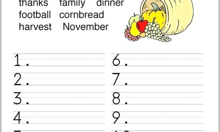 Thanksgiving Math Worksheet Fifth Grade