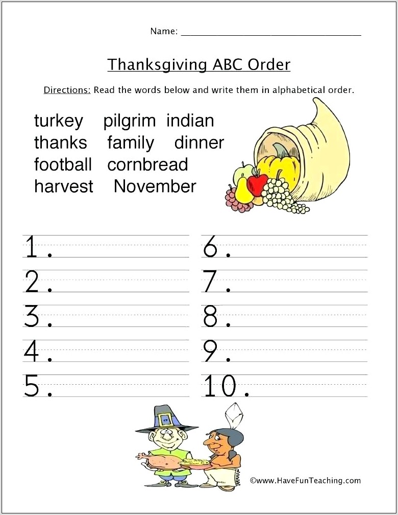 Thanksgiving Math Worksheet Fifth Grade