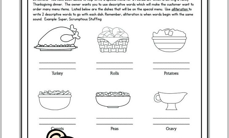 Thanksgiving Math Worksheets Word Problems