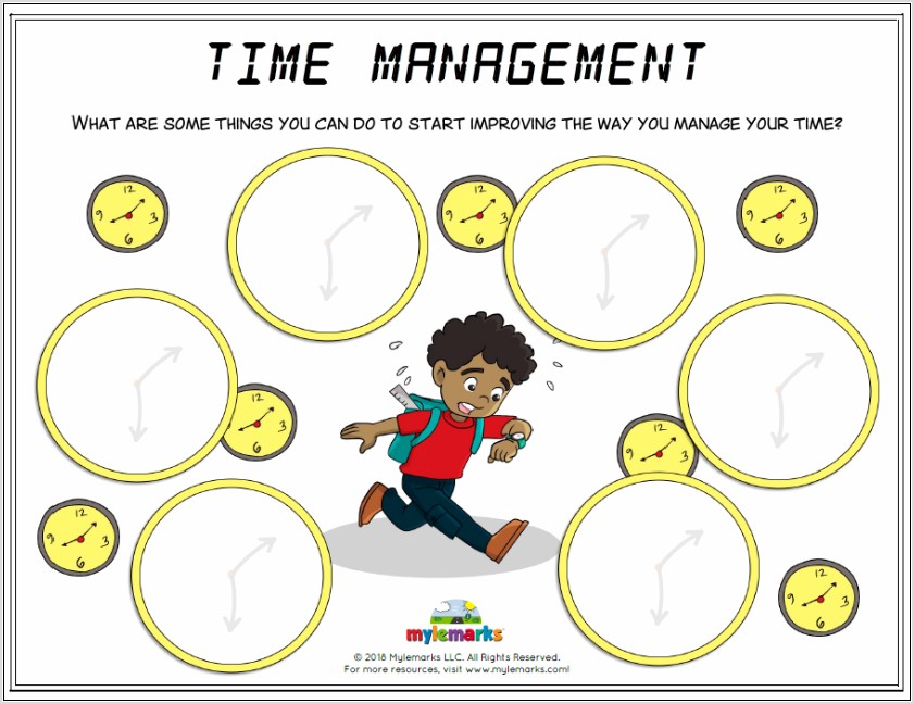 Time Management In Action Worksheet