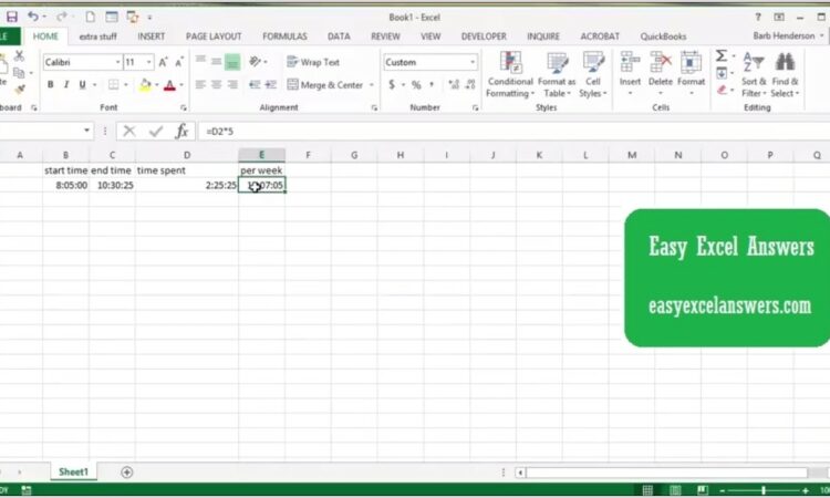 Time Min And Sec Conversion Excel Worksheet