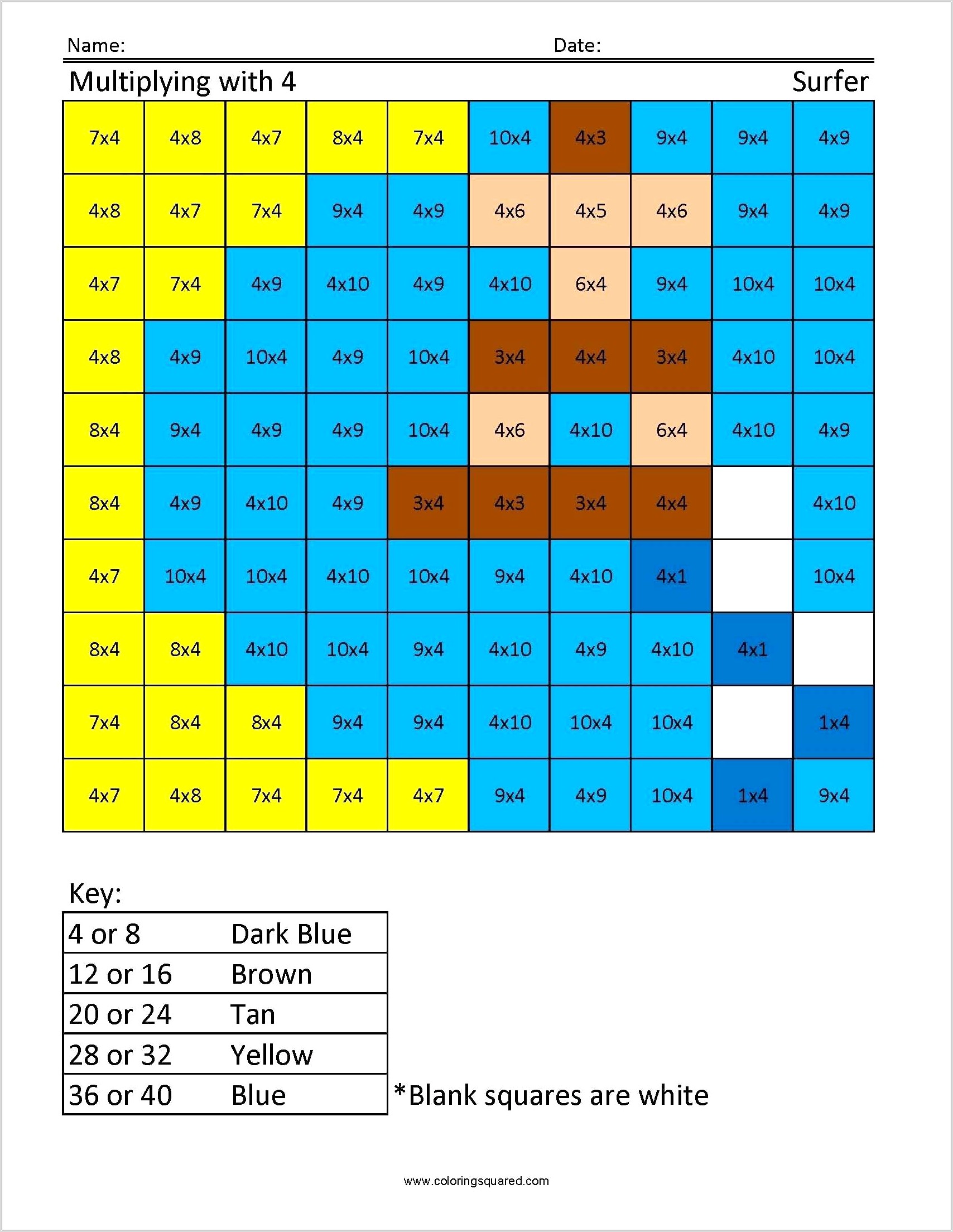 Time Table Quiz Online