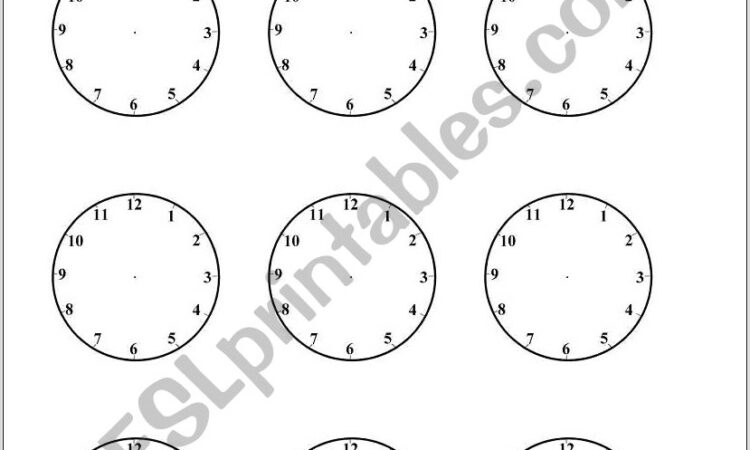 Time Worksheet Quarter Past Half Past