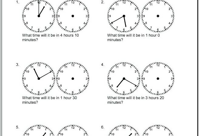 Time Worksheets Esl Adults