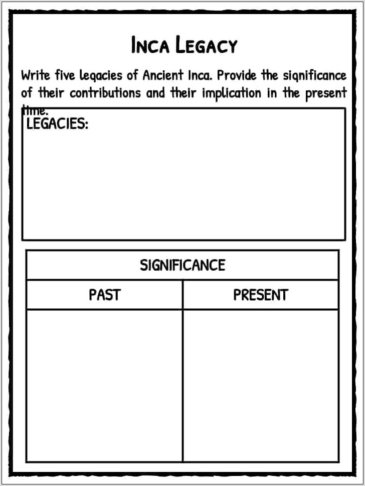 Timeline Worksheet Grade 3