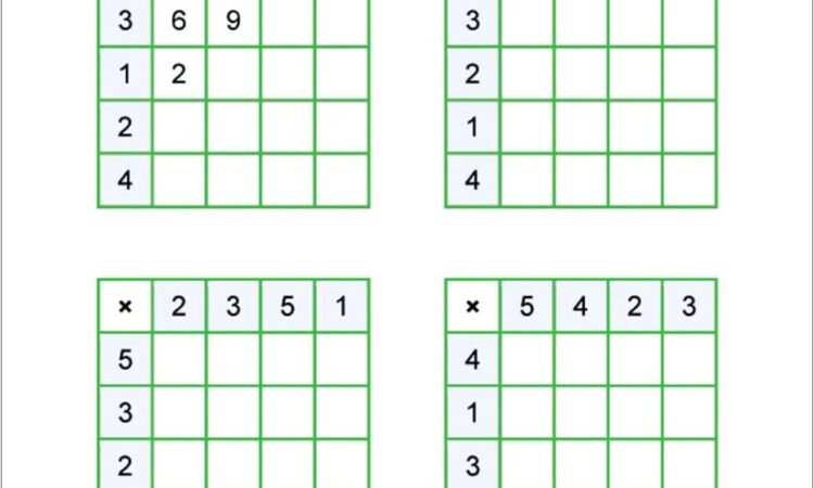 Times Tables Worksheets Ks2 Free