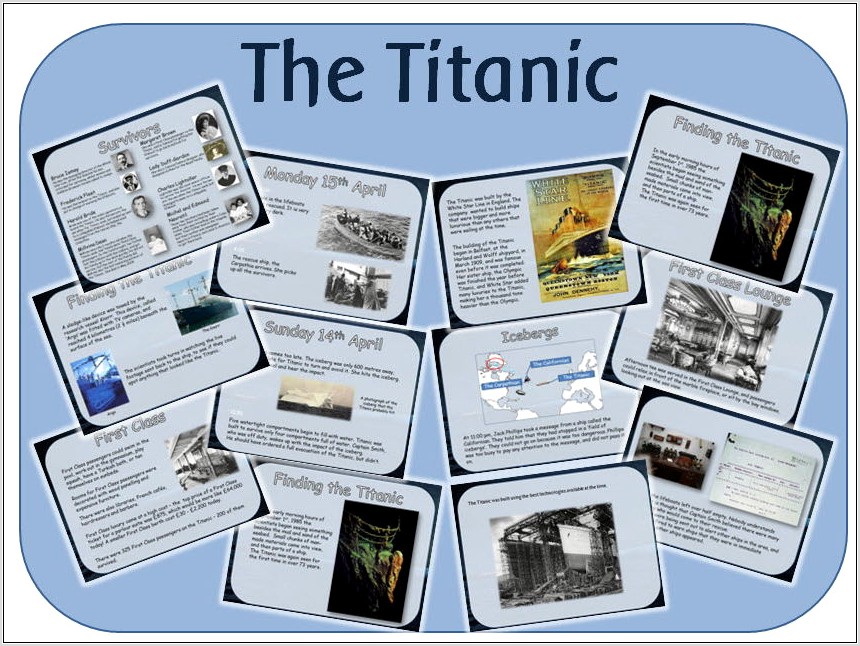 Titanic Timeline Worksheet Ks2