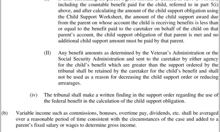 Tn Child Support Worksheet Excel