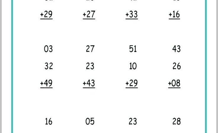 Touch Math Addition Worksheets Pdf