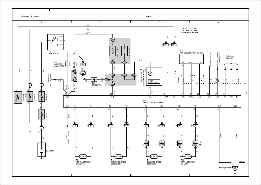 Toyota Tacoma Electrical Wiring Diagram