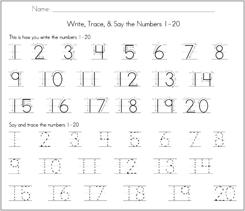 Tracing Worksheet Of Number 5