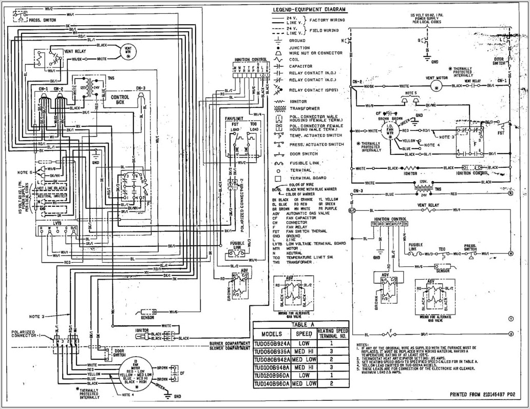 Trane Weathertron Thermostat Wiring Diagram
