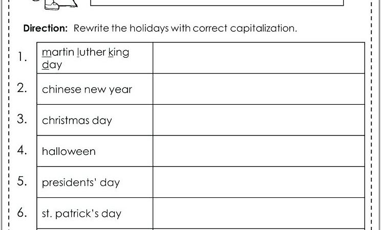 Transition Words Worksheet For Middle School