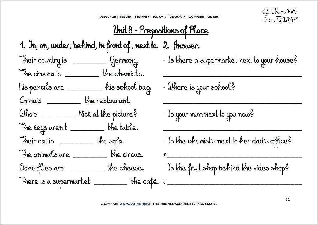Transition Words Worksheets For Highschool Students