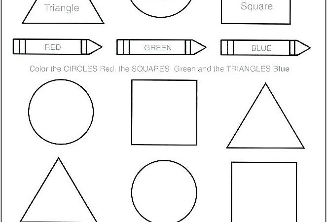 Triangle Printable Worksheets For Preschoolers