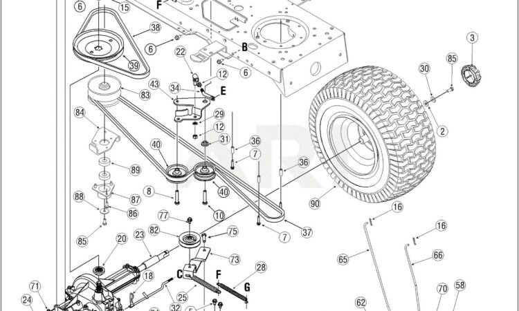 Troy Bilt Bronco Deck Spring Diagram