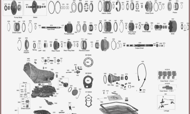 Turbo 350 Transmission Rebuild Diagram