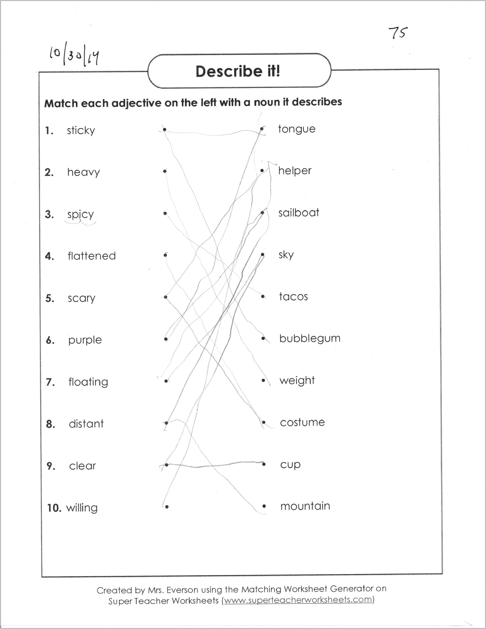 Types Of Numbers Super Teacher Worksheets