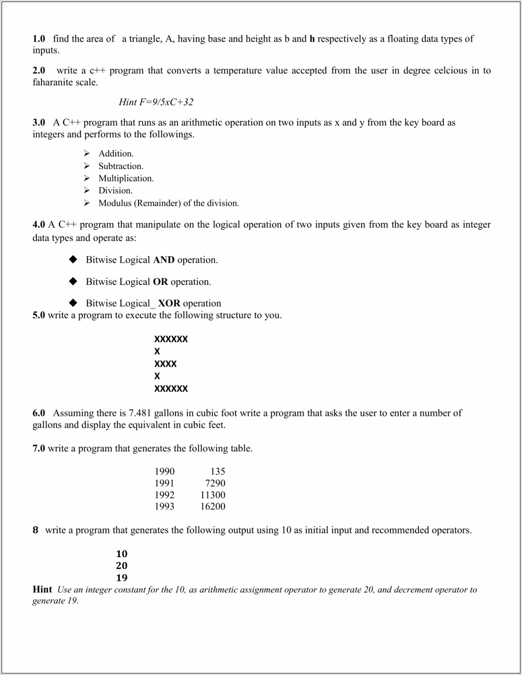 Types Of Numbers Worksheet Pdf