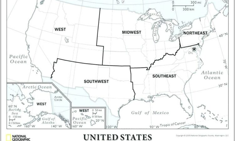 United States Physical Map Worksheet