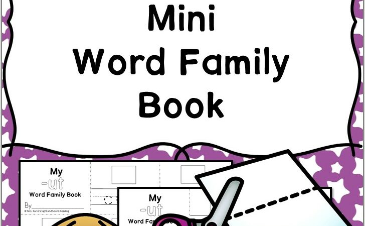 Ut Word Family Printable Book