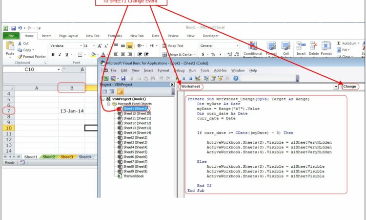 Vba Hide Worksheet Excel