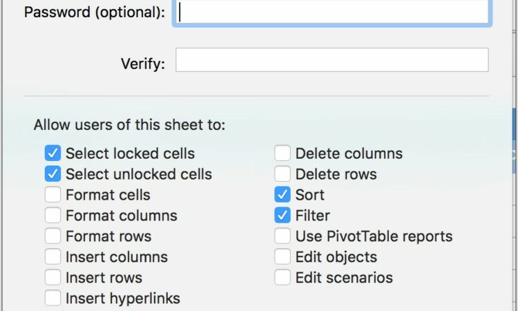 Vba Protect Sheet With Password Allow Autofilter