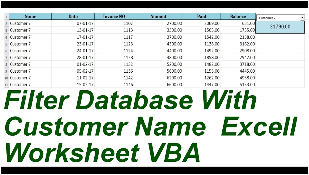 Vba Worksheet With Name