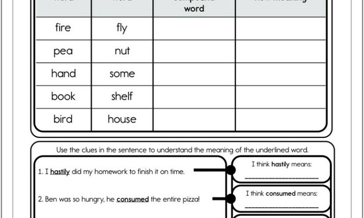 Vocabulary Word Worksheet Creator