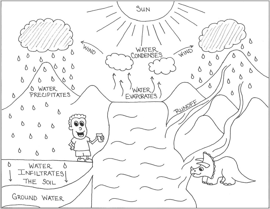 Water Cycle Worksheet Online