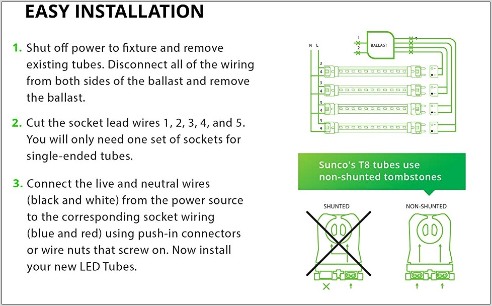 Werker Led T8 Wiring Diagram