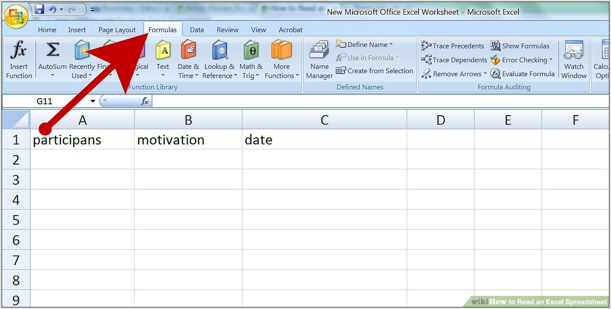 What Is An Excel Worksheet Definition