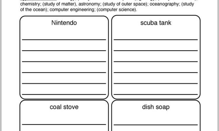 What Is Life Science Worksheet