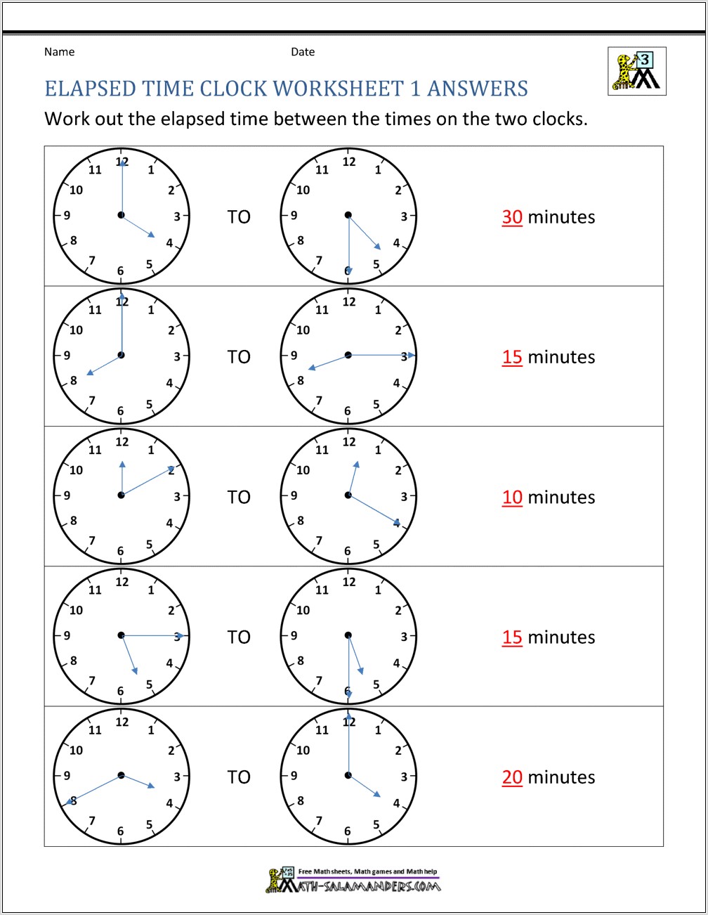 What The Time Worksheet Pdf