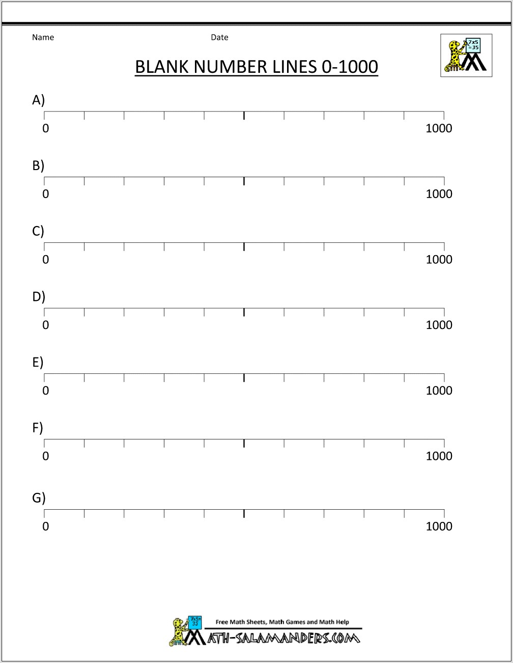 Whole Number Worksheets For Year 1