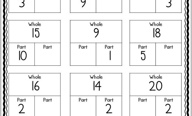 Whole Number Worksheets Year 1