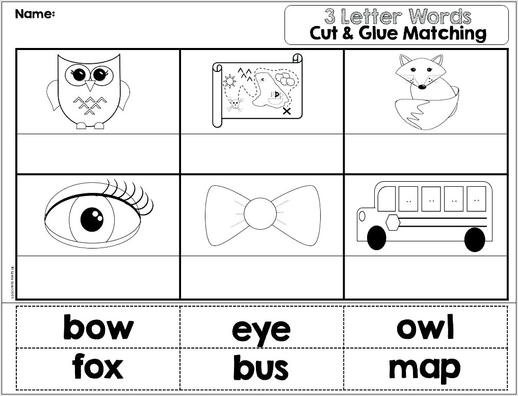 Word Families And Pictures