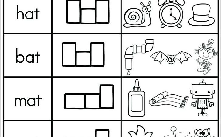 Word Families Worksheets For 1st Grade