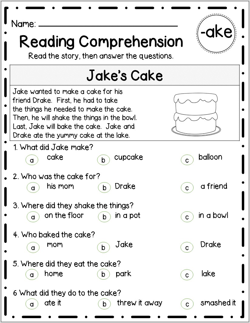Word Families Worksheets For Grade 4