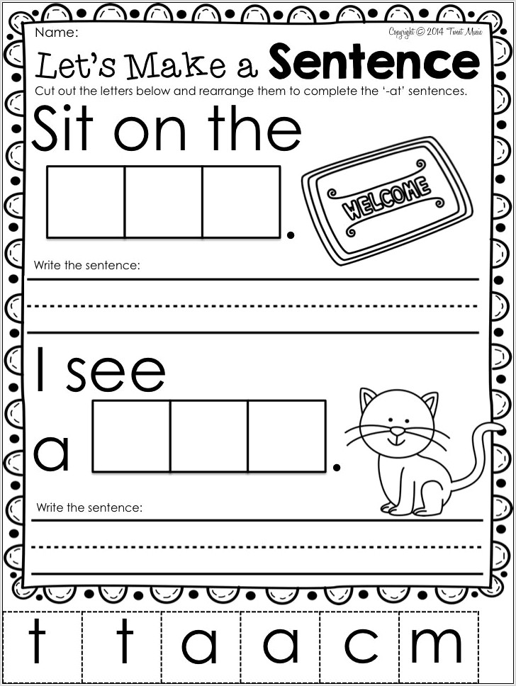 Word Families Worksheets For Older Students